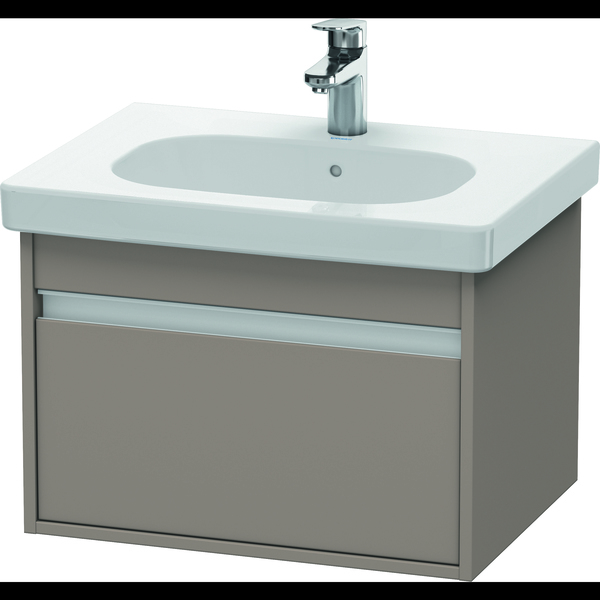 Duravit Ketho Wall-Mounted Vanity Unit Kt667004343 Basalt Matt KT667004343